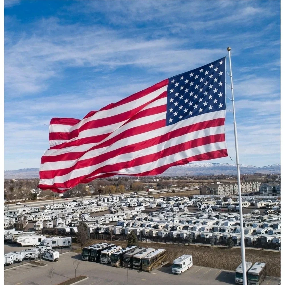 American Flag‎ 3X5 Ft for Outside, Heavy Duty USA Longest Lasting, Tough 210D US